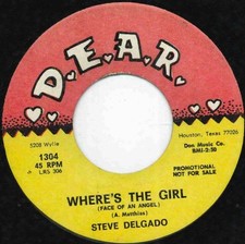 Steve Delgado (2) - Where's The Girl (Face Of An Angel), 7