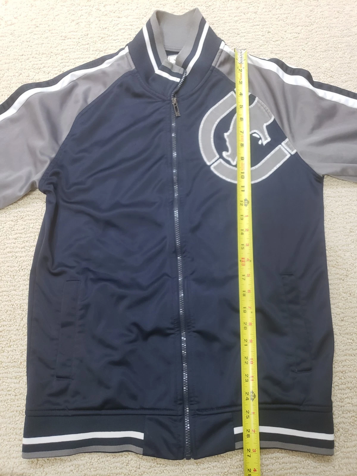 Y2K ECKO UNLTD Track Jacket Navy Blue Gray Size Medium 2015 - product detail image 9