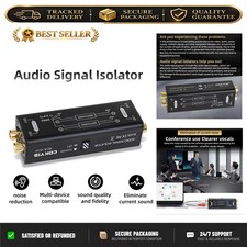 2-Channel RCA Ground Loop Isolator Hum Eliminator Audio Noise Filter