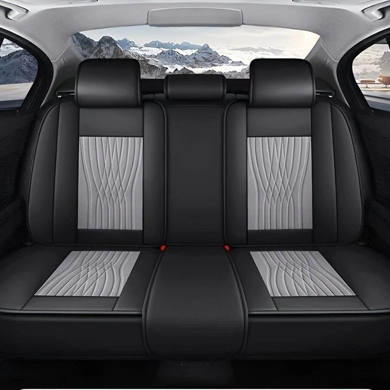 Juego completo de funda de asiento de cuero PU para BMW X1 X2 X3 X4 X5 X6 X7 G07 xDrive Foto 3 de 4