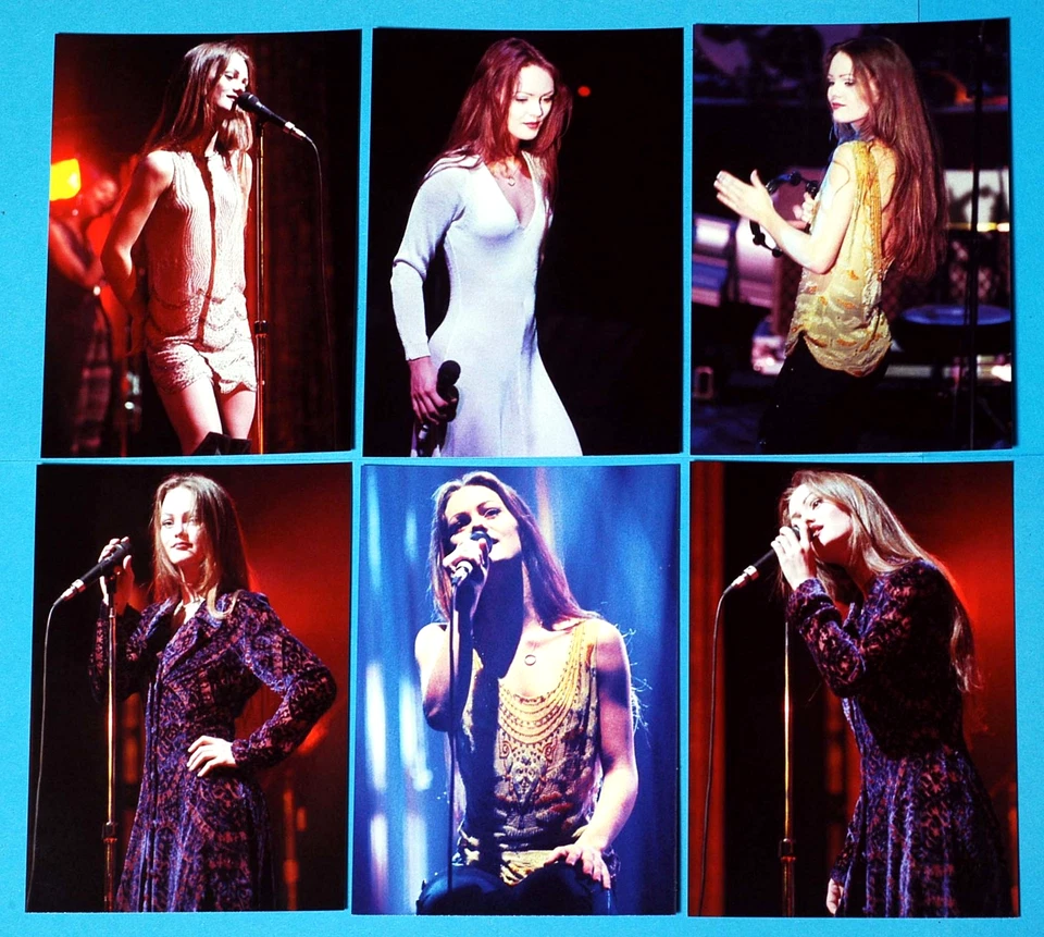 LOT de 6 cartes postales de Vanessa PARADIS en concert à l'Olympia,  NEUVES - Photo 1/1