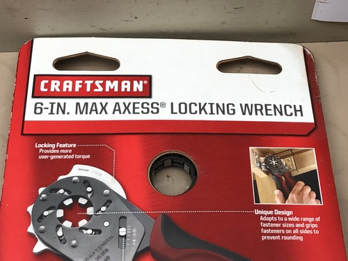Craftsman 6" Max Axess Locking Adjustable Wrench #35358, Standard / Metric - Picture 8 of 10