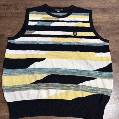 Lee Dong Soo Golf Abstract Knit Sweater Vest Womens Mens 95 Unisex Small/medium