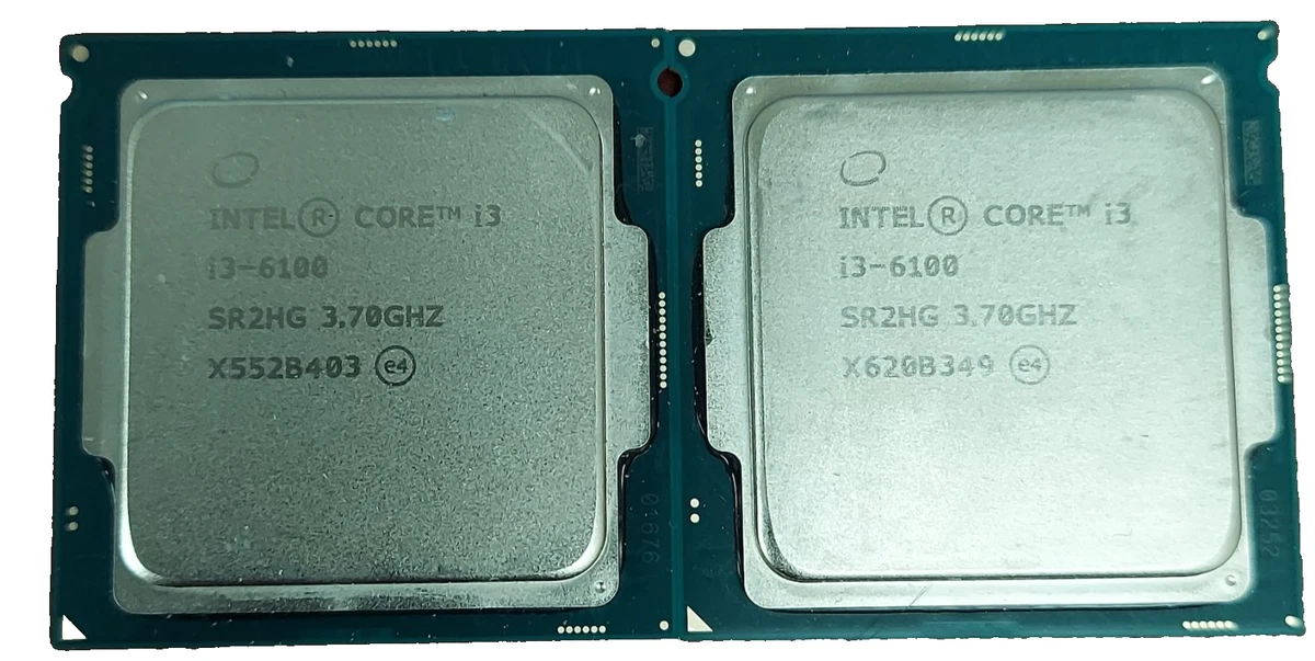 Core i3 6th Gen. Intel Core i3-6100 Processor Model LGA 1151/H4
