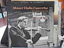 Mozart Violin Concertos #1 B Flat K.207 & #2 D Major K.211 Yehudi Menuhin LP NM