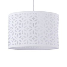 Modern Laser Cut Fabric 25cm Lightshade Easy Fit Ceiling Light / Table Lampshade