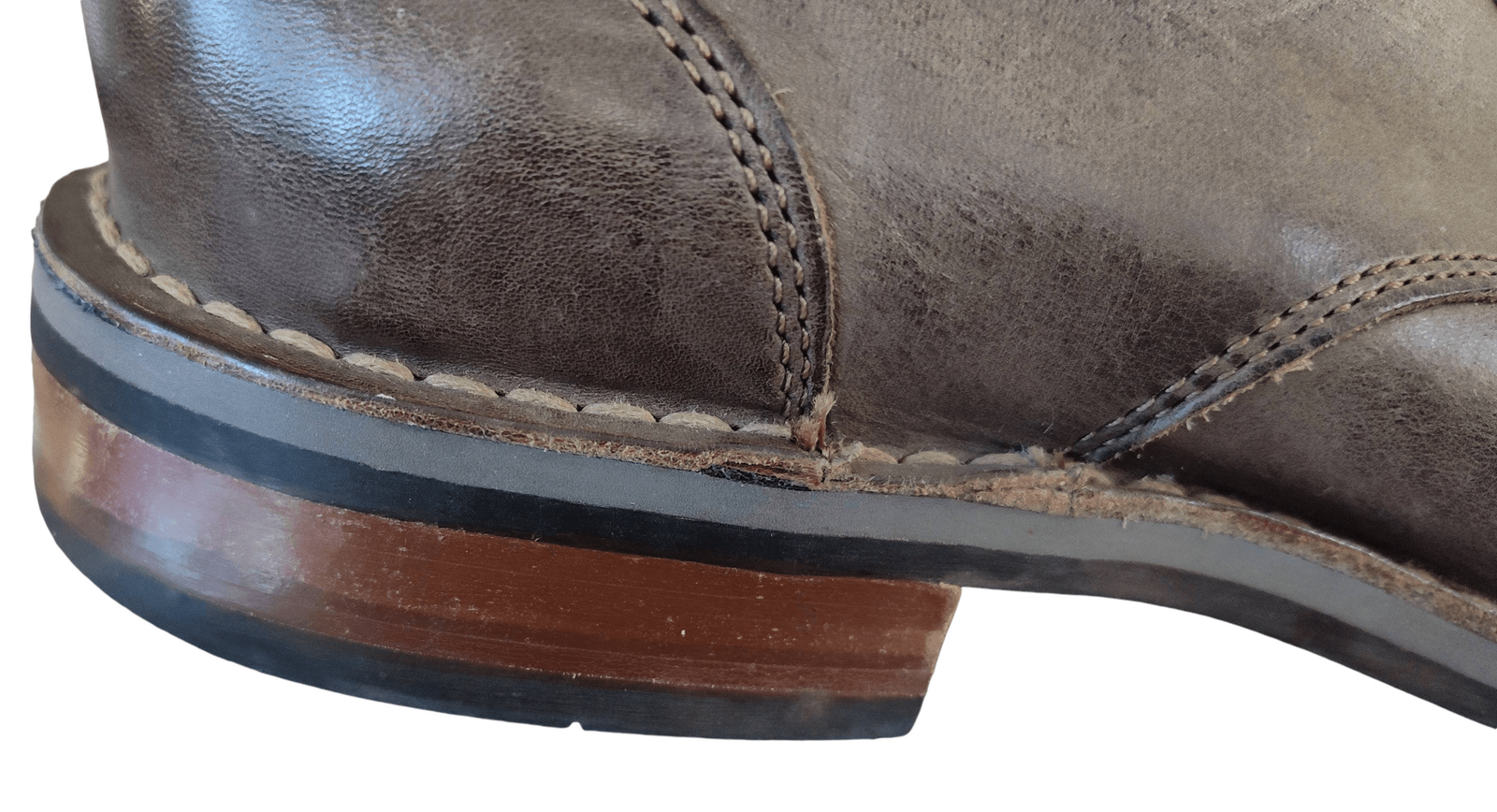 SAOLA COLE HAAN 11652 SUOLA COLLABORAZIONE PELLE MARRONE STRINGATA UOMO 7 5 NUOVA SENZA ETICHETTE