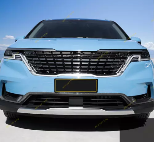 Parachoques de aspecto de carbono para Kia Carnival 2022-2024 rejilla inferior lámpara antiniebla párpados moldura - Imagen 3 de 11