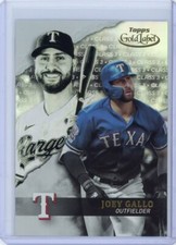 2020 Topps Gold Label Joey Gallo Class 3 Base - Texas Rangers