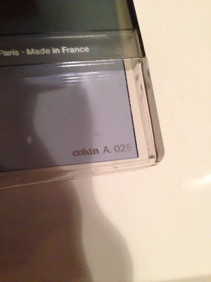 COKIN FILTER A-Series A025 Coef. + 2/3 BLUE (82 C) A(025) A 025 CHROMOFILTER SA - Image 3 of 4