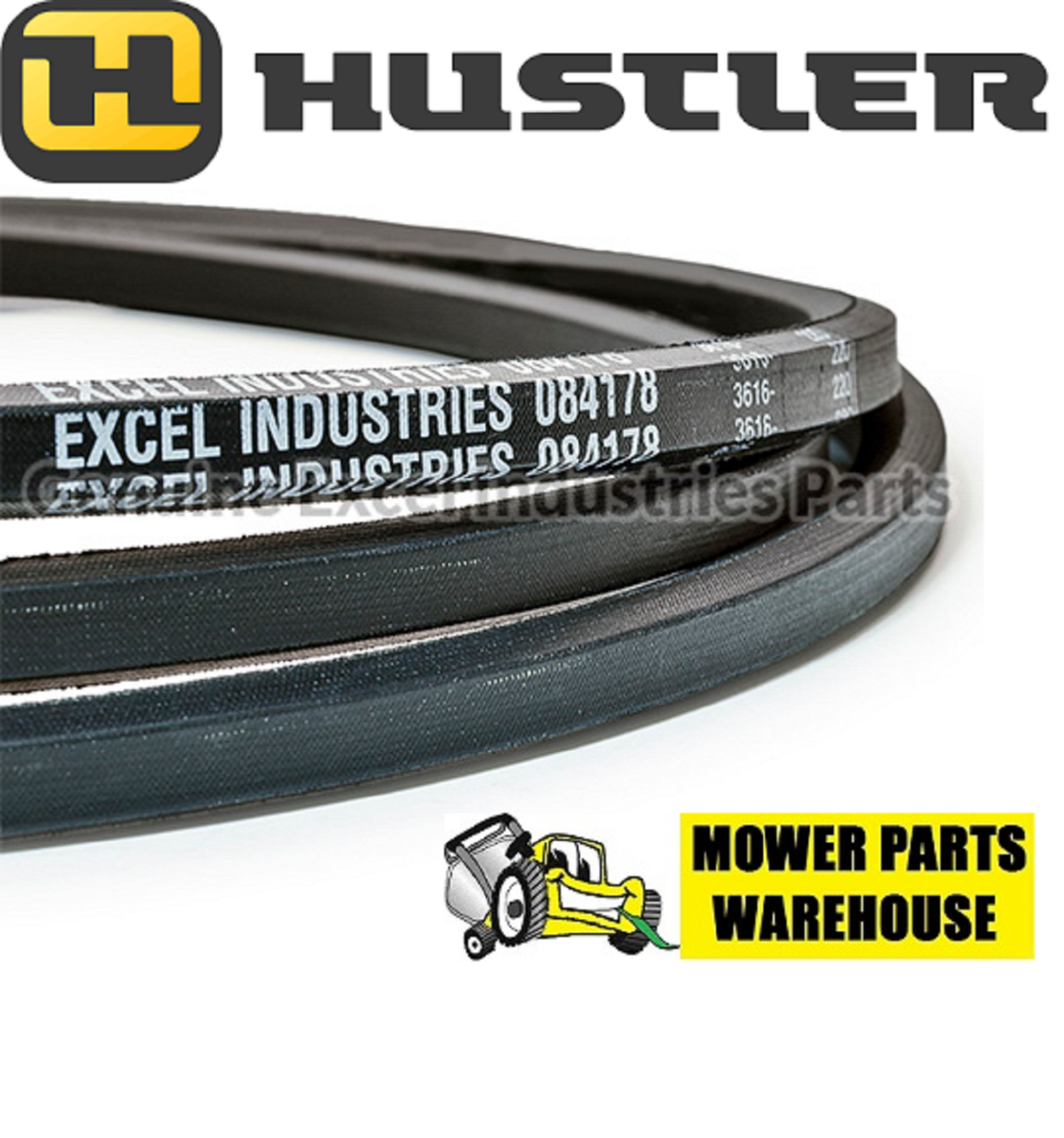 GENUINE OEM HUSTLER MOWER 084178 SUPER 104 MOWER DECK BELT