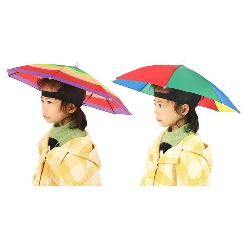 Umbrella Hat Rainbow Umbrella Cap Head Umbrella Hat ρε For Kids φж е* N6K7 Y4J4 - Picture 7 of 11