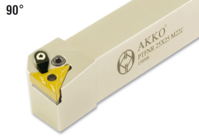 AKKO WSP Drehhalter 90° PTFNR / PTFNL  - alle Größen - für ISO Wendeplatte TN.. 
