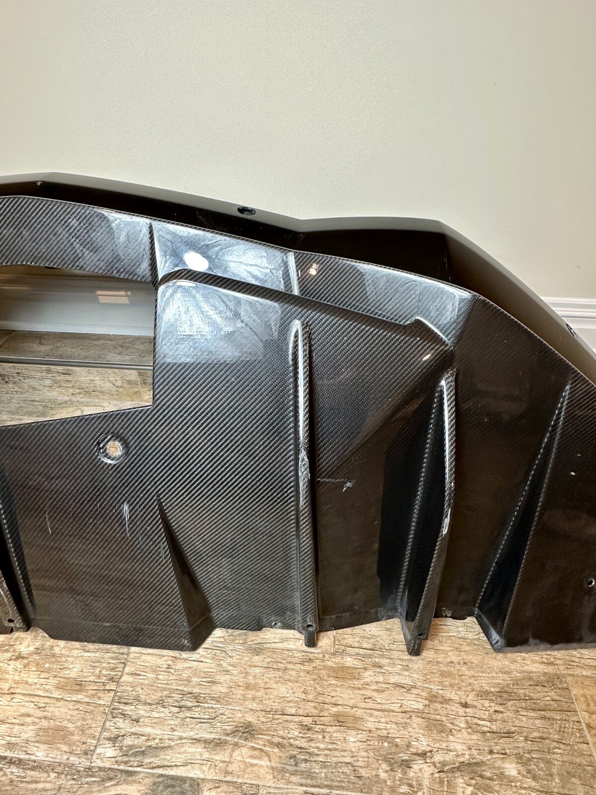OEM 2012 - 2016 LAMBORGHINI AVENTADOR REAR BUMPER & OEM CARBON FIBER DIFFUSER