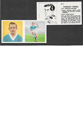 Type Cards: CHIX: Famous Footballers Portrait and Action EX cond. 1-48 