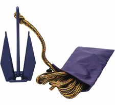 Kwik-Tek Airhead PWC Fluke Anchor Kit Rope & Bag SeaDoo Yamaha Kawasaki