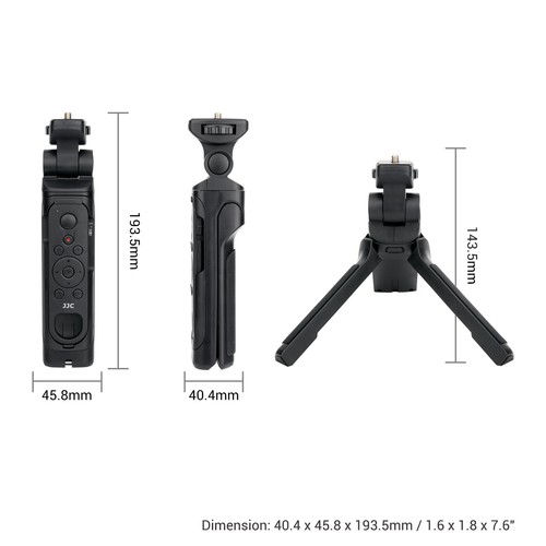 Remote Control Tripod Vlog Shooting Grip for Nikon Z f Zfc Z50 Z30 P1000 ML-L7 - Picture 12 of 12