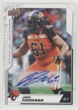 2020 Upper Deck CFL Autograph Auto 176 Joel Figueroa BC Lions Group D 1:40