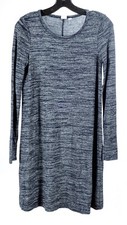 Gap Women’s Dress XS Blue Shift Long Sleeve Stretch Pullover