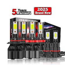 For Chevy Colorado Lt Crew Cab Pickup 4door 2013-2022 Led Headlights Fog Bulbs
