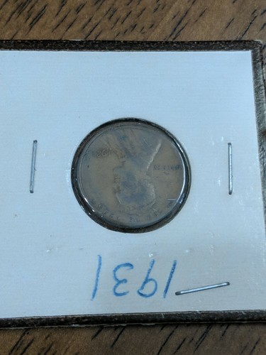 1931P Lincoln Wheat Cent Penny Free Shipping - Picture 3 of 5