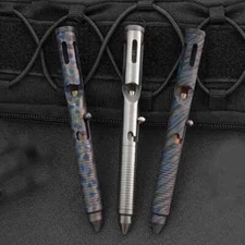 EDC TC4 Titanium Alloy Signature Pen Pocket Multipurpose Tool Ballpoint Pen