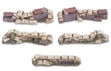Barricades Set - 15mm (5) Models Miniatures Figures RPG Tabletop Roleplay Games