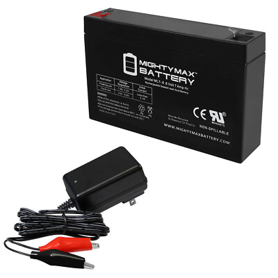 6V 7Ah SLA Replacement Battery For Leoch DJW6-7.0 - 2 Pack...