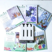 Wallpaper Wallies Cutouts & Picket Fence Border, 6 Pkgs Hummingbird Birdhouse