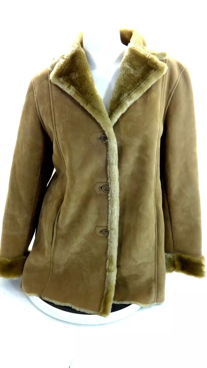 Sheepskin lined clearance coat