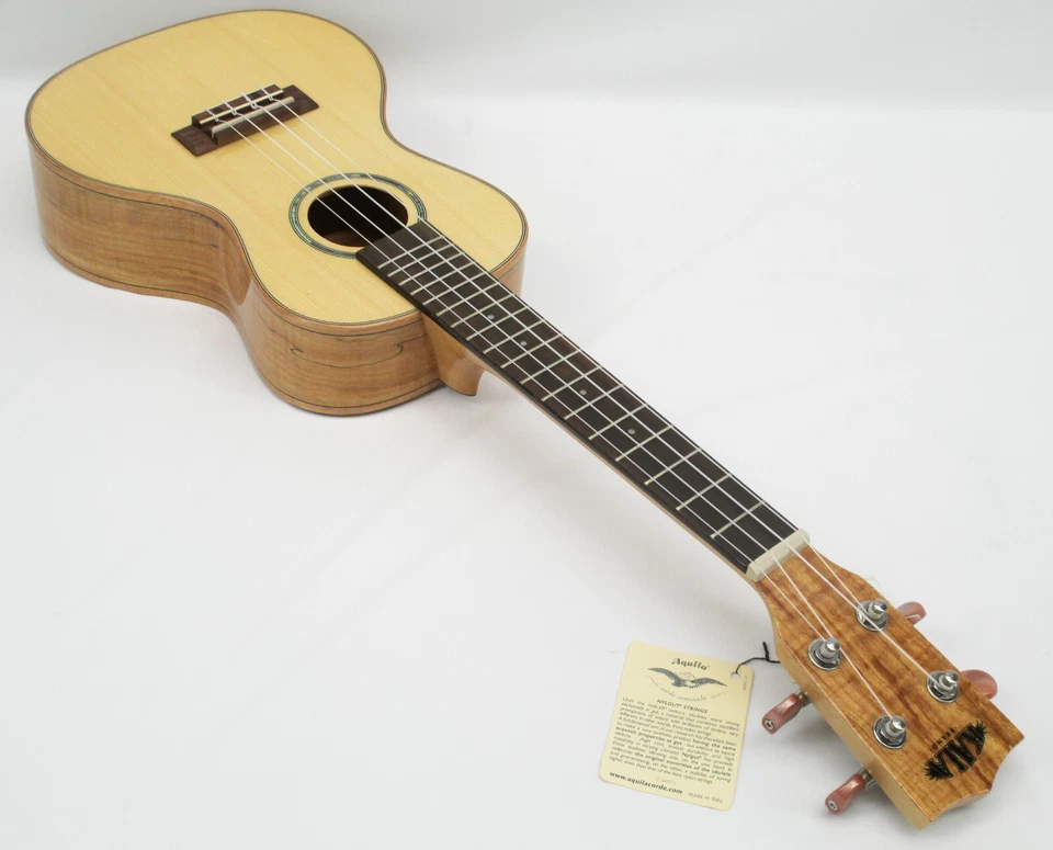 Kala KA-FMC Natural Satin Flame Maple Concert Ukulele w/ Deluxe Bag - Image 4 of 4