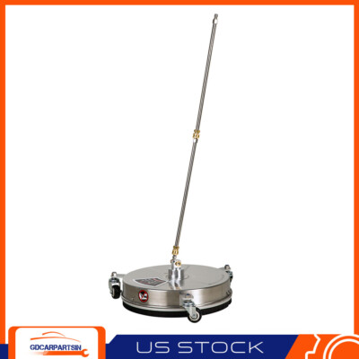 #ad #ad 15quot; Pressure Washer Surface Cleaner with 2 Extension Wands 3 Wheels 1 4amp;quot $75.67