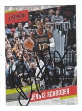DENNIS SCHROEDER Autographed 2018 PRESTIGE NBA card Authentic IP / TTM  HAWKS