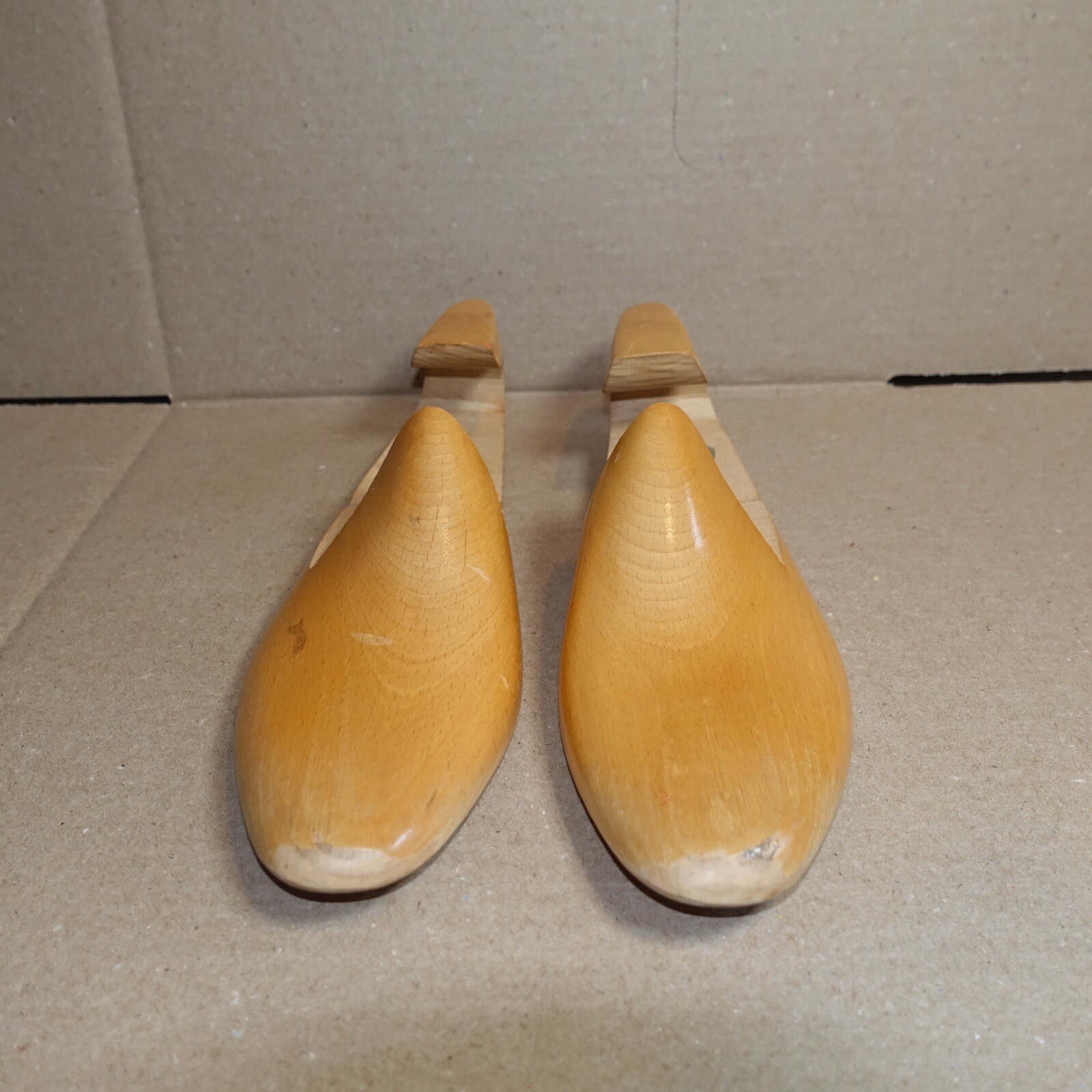 Vintage D Mackay Mens Wooden Shoe Tree Stretchers Sz 9A  Made in New York USA