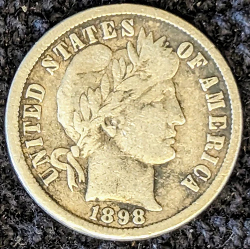 1898-O Barber Dime "Fine" #10.1898O