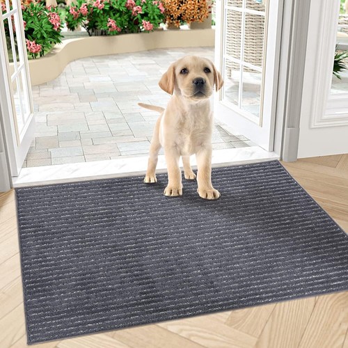 32"x48" COSY HOMEER Indoor Door Floor Mat Dirt Trapper Rug Wet Shoes and Paws - Picture 7 of 10