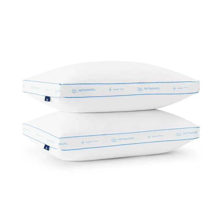 Sertapedic Super Firm Pillow, Standard/Queen, 2 Pack eBay