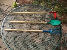 Vintage Yard Tools Rake-Hoe and Shovel Kid's Size HTF Approx 31" T  11/25