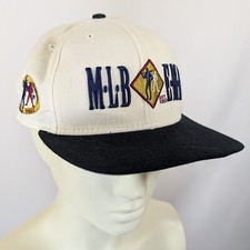 MLB EMA 1990s baseball cap New Era hat unisex adult white vintage retro