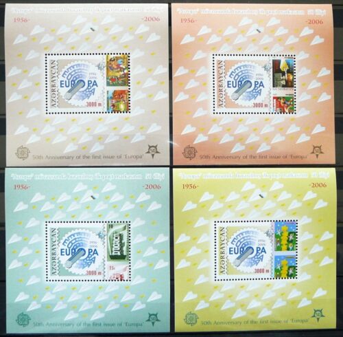 Azerbaïdjan S.Sheets - 50e anniversaire des premiers timbres Europa_2005 - neuf neuf neuf dans son lot. - Photo 1/1