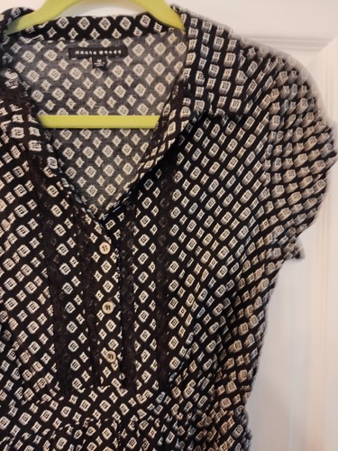 Haute Monde Women's Junior Romper Shorts Size M Geometric Sexy Cute Lace accents - Picture 2 of 21