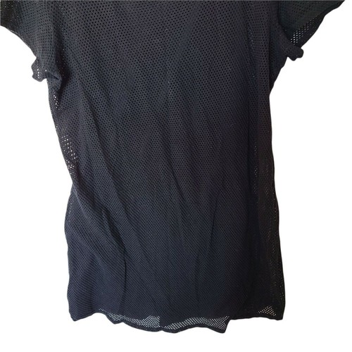 Michael Stars Women's Mesh Tee Shirt Dress Black M Medium - Picture 5 of 9