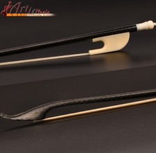 Pro Master Carbon Fiber Baroque Style Violin Bow 4/4 Ivory Color Frog Light Fast