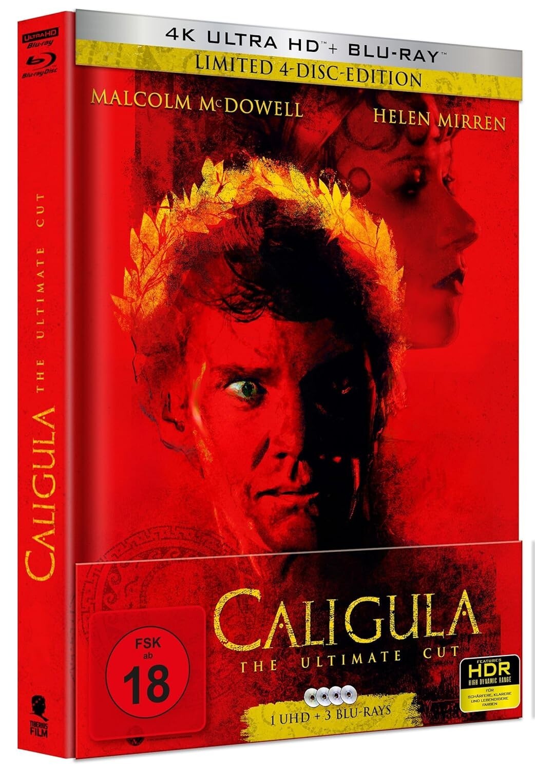 Caligula: Aufstieg und Fall eines Tyrannen (The Ultimate Cut) – 4K Mediabook (UHD + Blu-ray Disc)