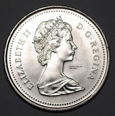 Canada 1987 25 cents Nice UNC - Canadian Quarter From Mint Roll | eBay