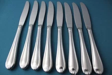 8 Dinner Knives Hollow Lenox CHANDELLE GLOSSY 18/10 Stainless China 9 1/8"