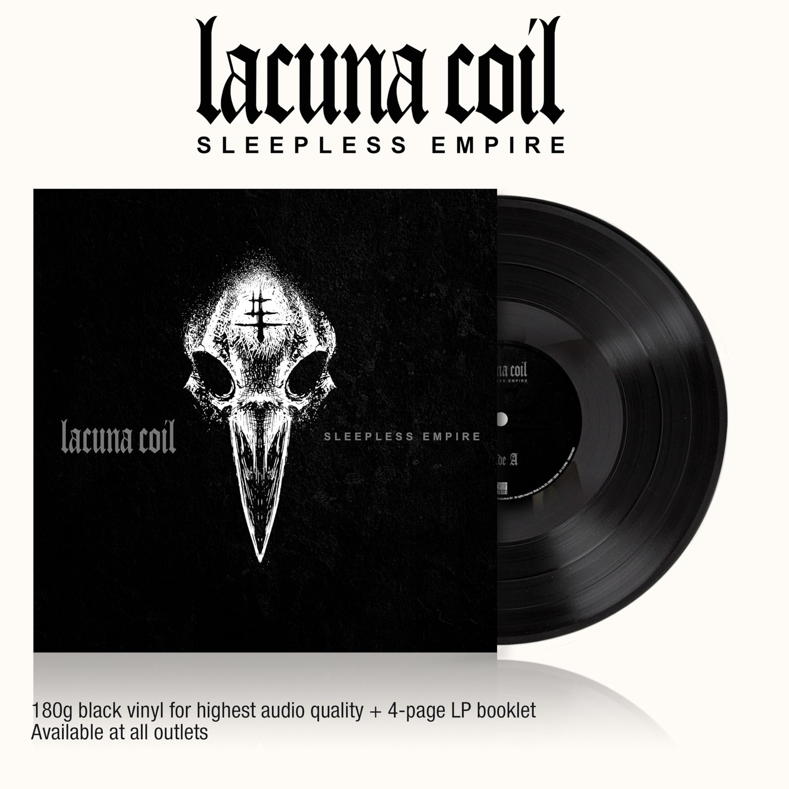 Lacuna Coil Sleepless Empire LP Vinyl NEW