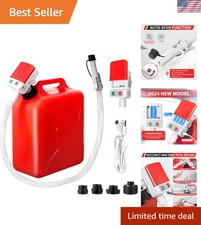 Lightweight Automatic Fuel Transfer Pump - 3.2 GPM, Durable Easy Operation