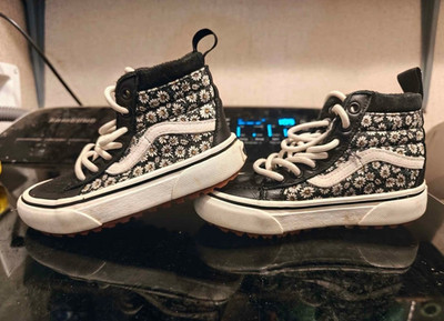 VANS Kids US 11.5 Floral High Top Lace-Up