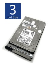 LOT OF 3 Dell MG04ACA200NY 2TB SATA 3.5" HDD w/ Caddy Y796F for R640 R740 NPVM6